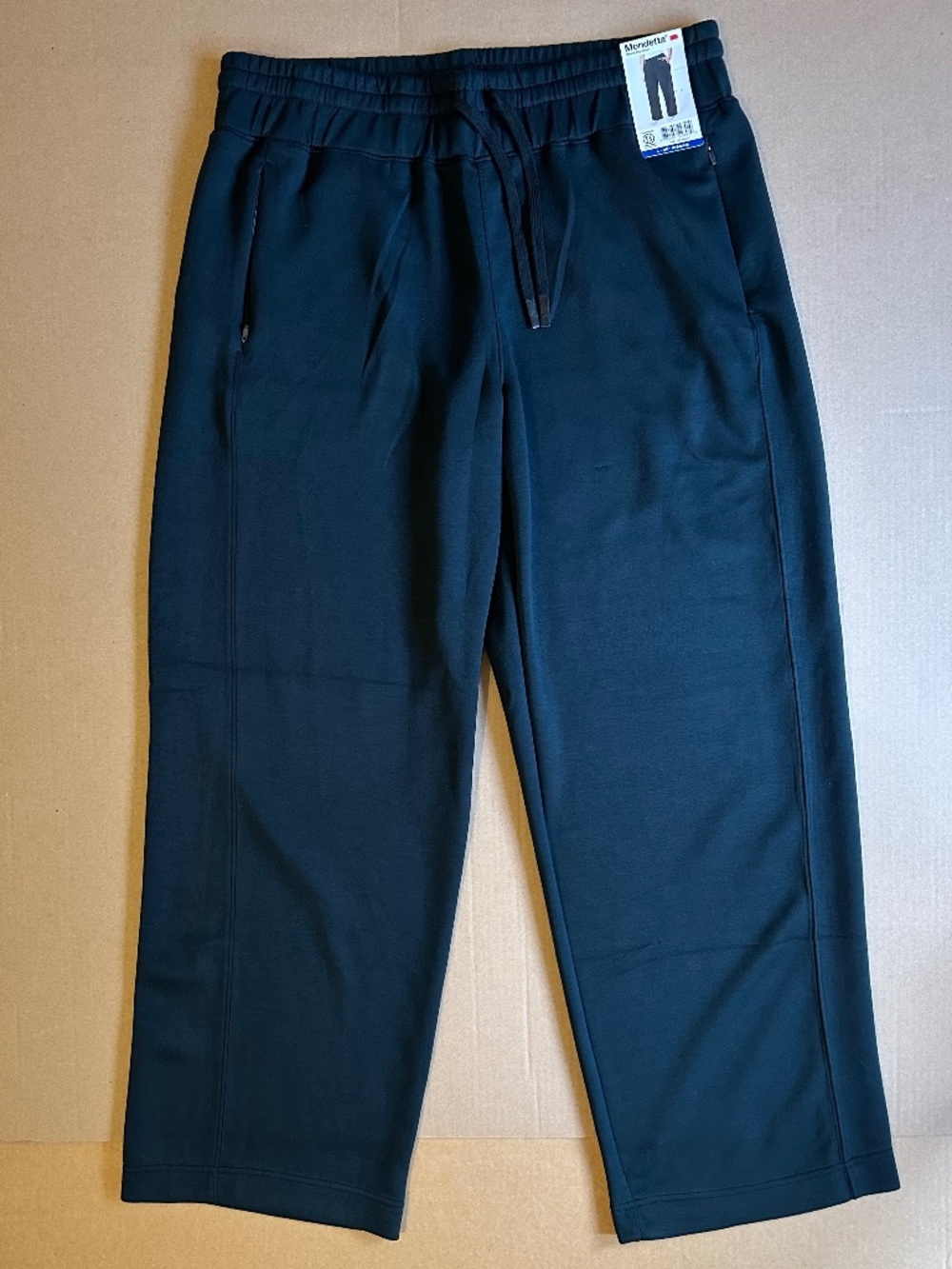 NWT Mondetta Black Tencel Modal Wide Leg Lounge Pants L 30 Inseam